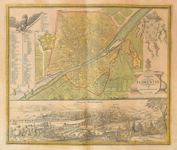 План-карта города Флоренция (1731)