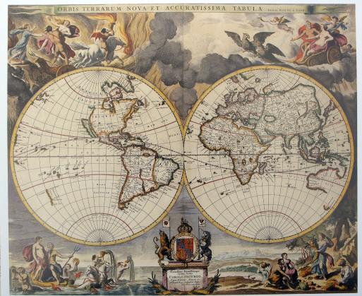 Карта мира (1680)