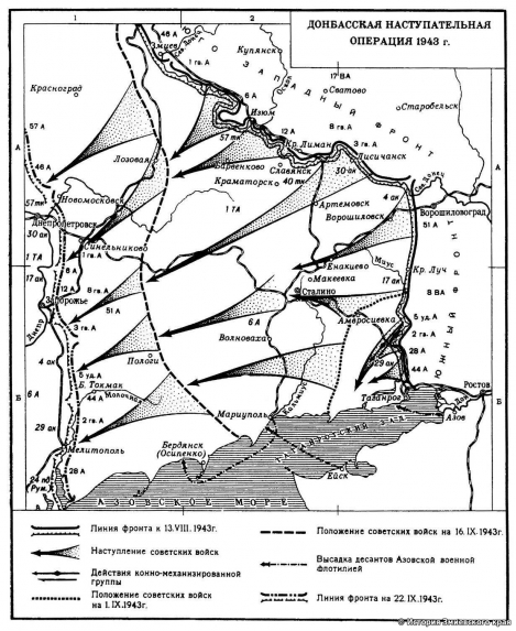Донбасская операция (13 августа – 22 сентября 1943 г.)
